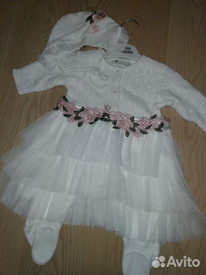 Красивый комплект на девочку рост 68