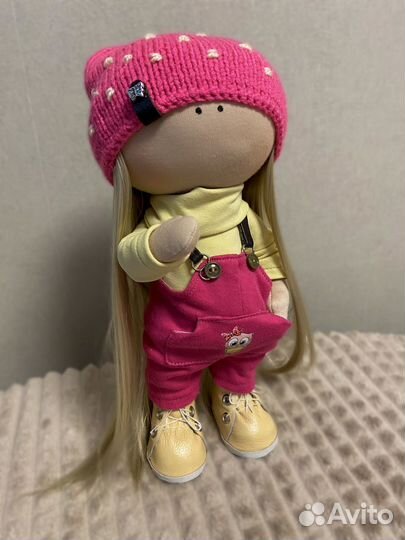 Текстильная кукла ручной работы