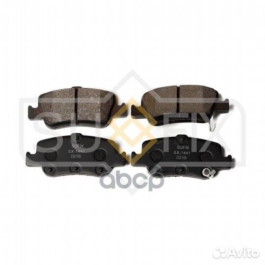 Колодки тормозные дисковые зад прав/лев SX1
