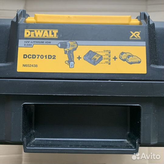 Кейс для шуруповерта Dewalt dcd 701