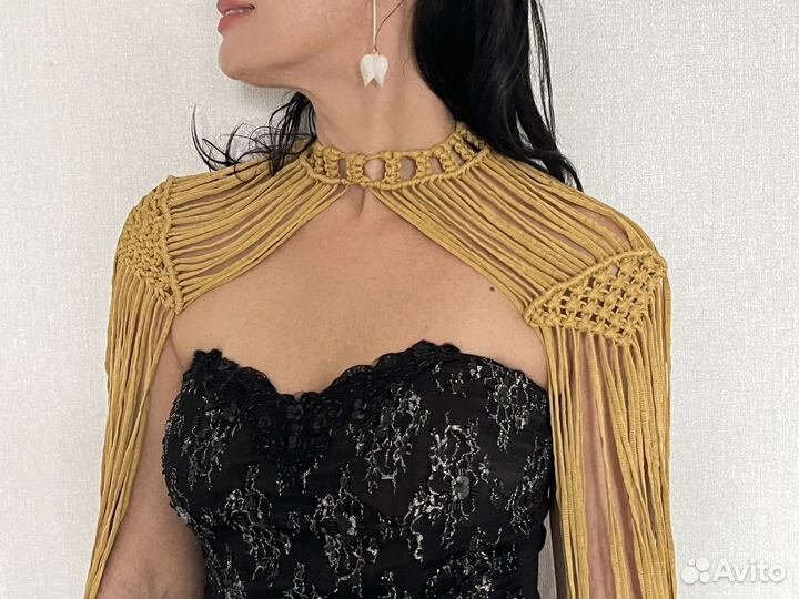 Эполеты чокер макраме, погоны