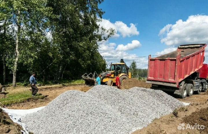 Щебень известняковый с доставкой