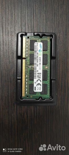 Оперативная память so-dimm DDR3 ddr3l 8 Gb