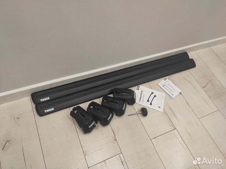 Thule wingbar evo 118+evo raised rail 7104