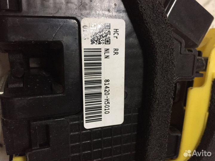 Замок дверной, задний прав. Hyundai Solaris 2