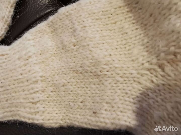 Носки из овечьей шерсти. Ручная вязка. Новые