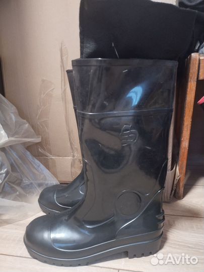 Сапоги резиновые мужские утепленные 45