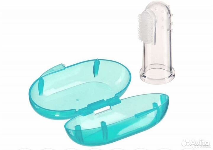 Детская силиконовая зубная щётка 0+ новая