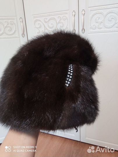 Шапка норковая женская