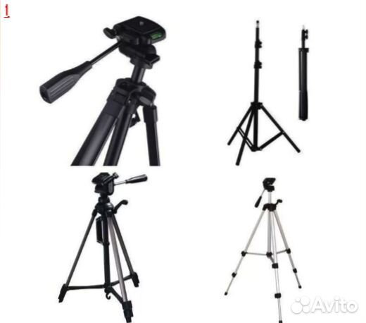 Штатив для телефона фотоаппарата тренога стойка