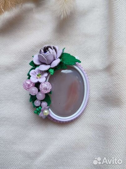 Брошь ручной работы