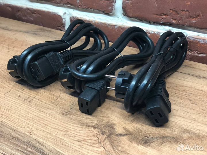 Кабель питания для Асиков (Schuko+C19) (3x1.5) 16A