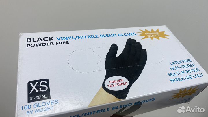 Перчатки винил/нитрил