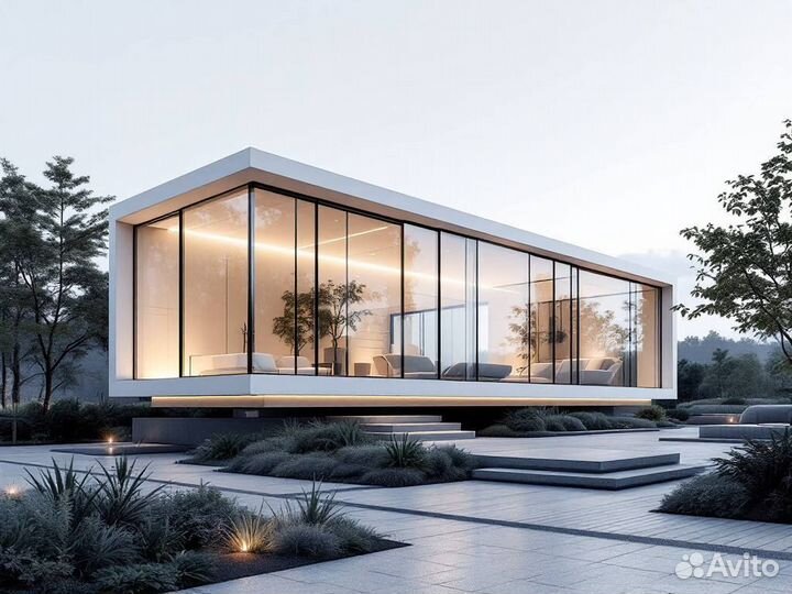 Модульный дом из морских контейнеров под ключ