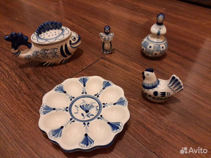Посуда статуэтки Гжель СССР