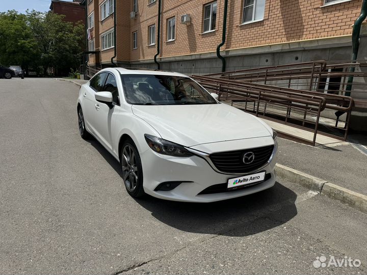 Mazda 6 2.5 AT, 2016, 106 000 км