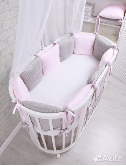 Бортики в детскую кроватку