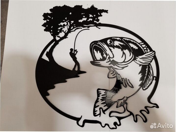 Картина на стену металлическая