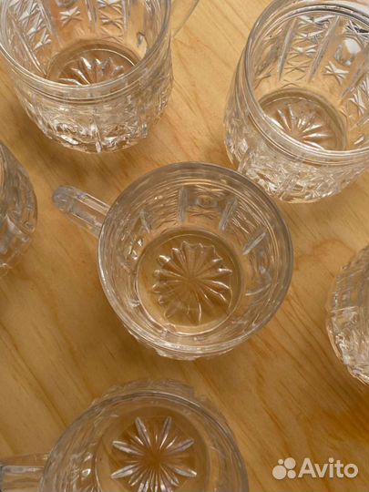 Хрустальные кружки чешские