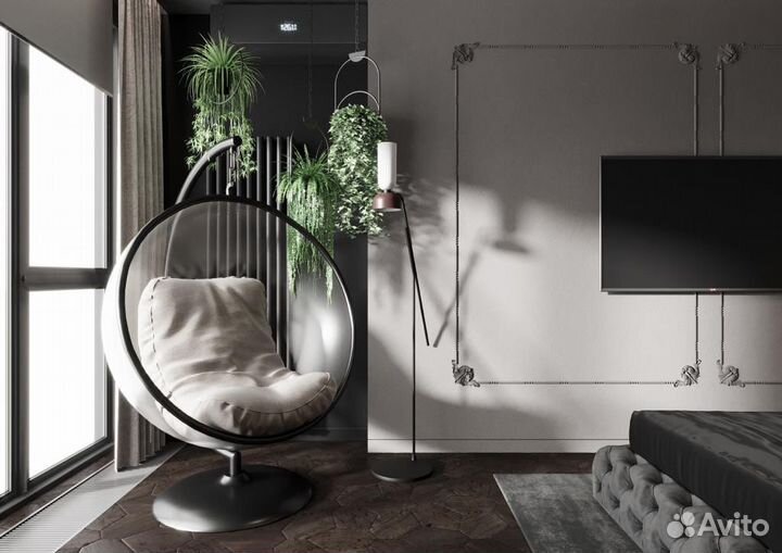 Дизайнер интерьера от 100 кв м