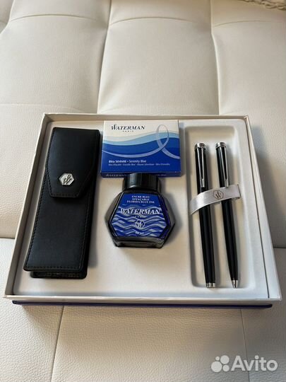 Подарочный набор ручек Waterman с чехлом