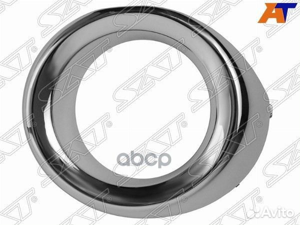 Оправа птф renault logan 14-18 LH ободок хром S