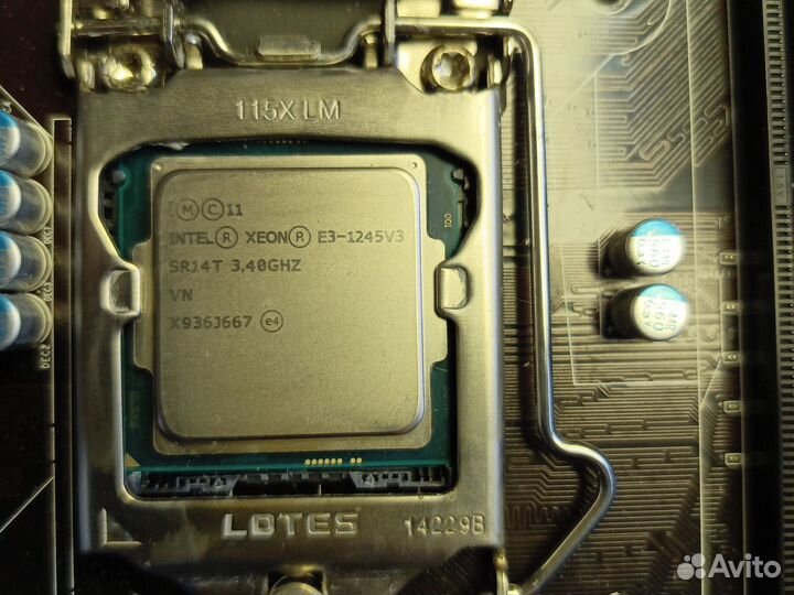 Процессор Xeon e3 1245 v3(i7 4770)