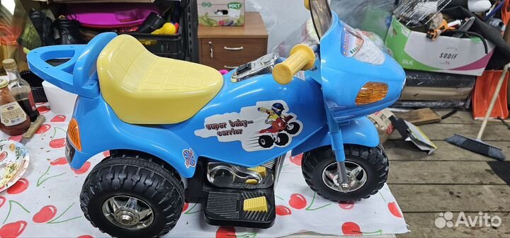 Мотоцикл детский электро на АКБ