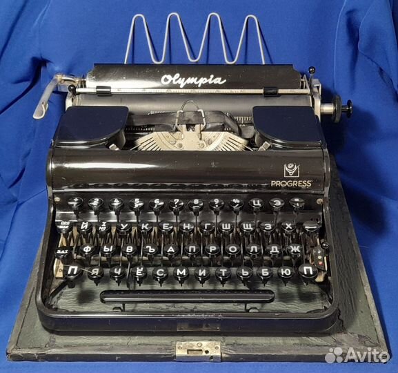 Печатная машинка olympia progress Германия 1949 г