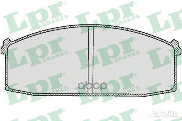 Колодки тормозные nissan bluebird 1.6-2.0D 80-8