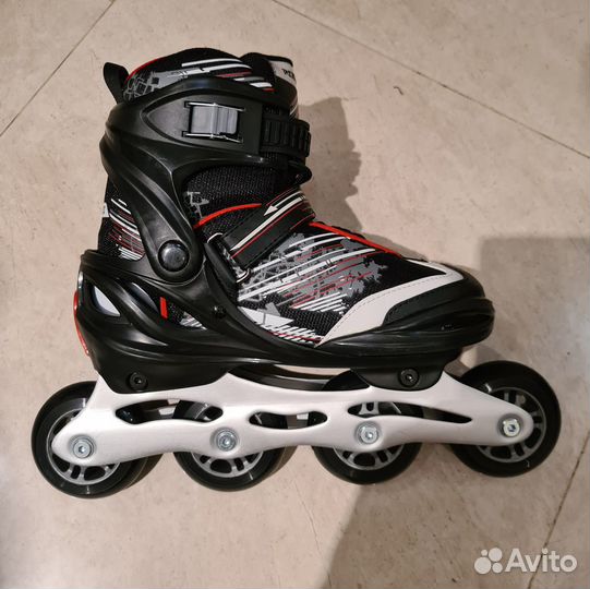 Ролики roces yuma 36-40 + экипировка + сумка