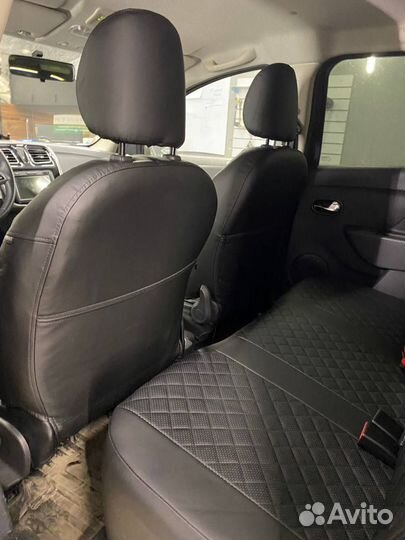 Чехлы экокожа Ромб KIA Rio III от Автопилот