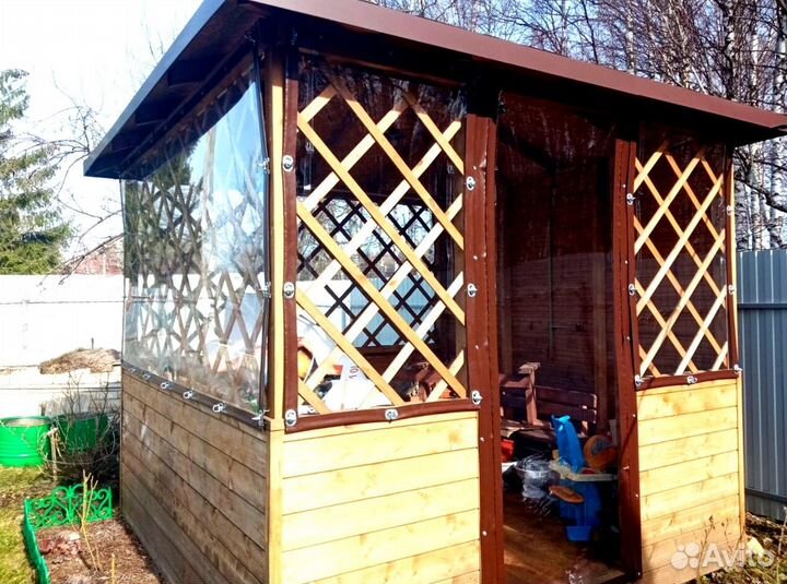 Мягкие окна для веранды