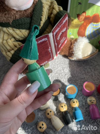 Развивающий сортер деревянные человечки