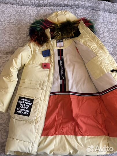 Куртка зимняя для девочки. Рост 170