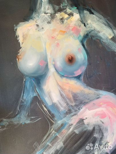 Картина маслом ню 50*60 см