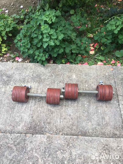 Гиря, гантели и штанга разборные