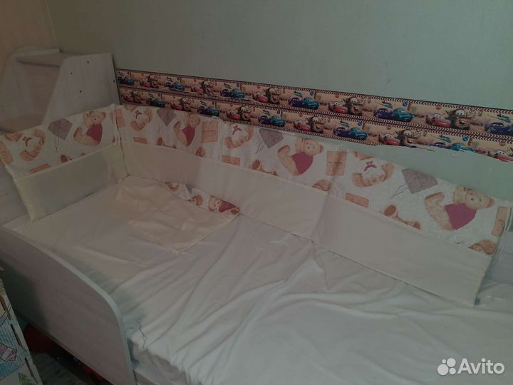 Детские мягкие бортики в кровать