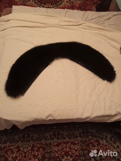 Меховой воротник песец с манжетами - 2 воротника