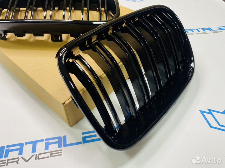 Решетка радиатора BMW F25 дорест М стиль, глянец