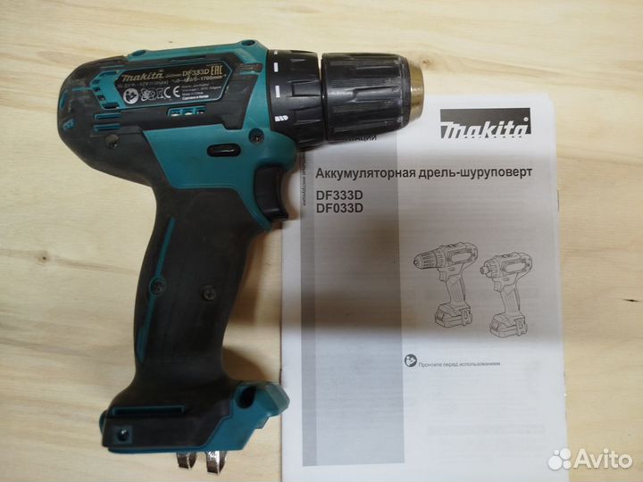 Аккумуляторная дрель-шуруповерт Makita CXT DF333DZ