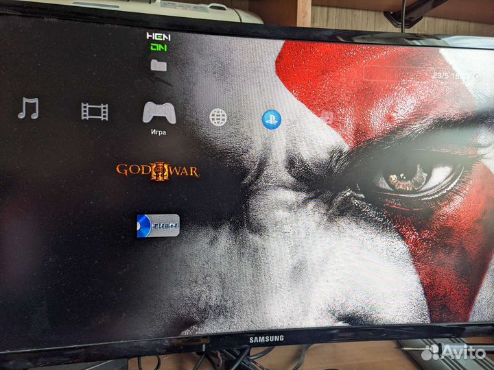 Sony PS3 Slim прошитая hen 320 Gb