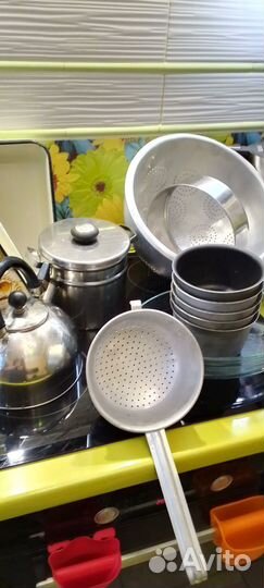 Формы для куличей,сито из нержавейки, стаканчики