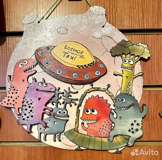 Детский набор для творчества из фанеры