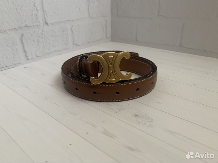 Ремень женский кожаный
