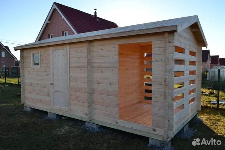 Хозблок сарай бытовка с дровником