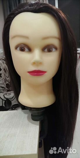 Голова манекен для причёсок и стрижки