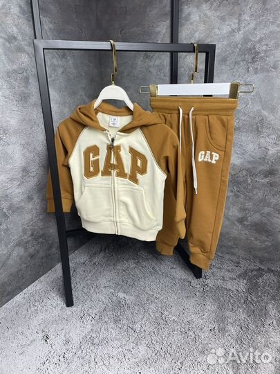 Спортивный новый костюм с ушками GAP 86 92 98