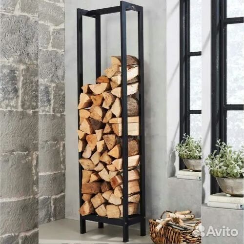 Дровница лофт для камина
