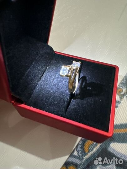 Золотое кольцо женское 16.5